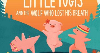 Learn the wolf’s backstory in the Three Little Yogis Three Little Yogis