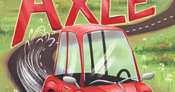 Take a ride with Sue Gallion’s delightful All Except Axle All Except Axle