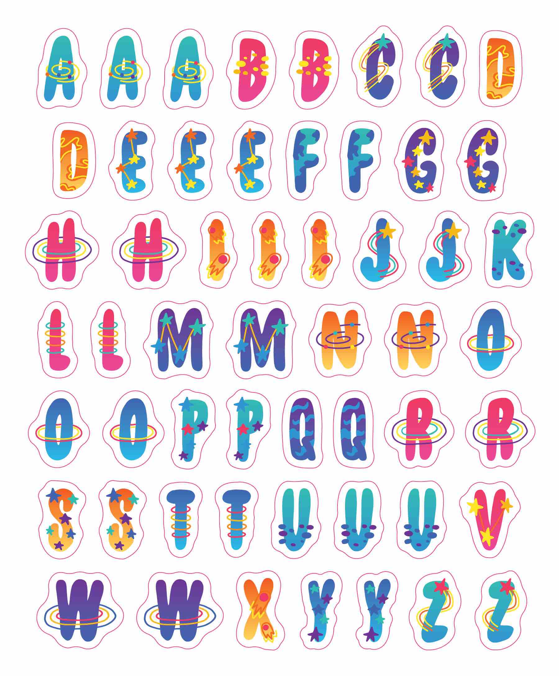 So. Many. Letter Stickers.: 3,820 Alphabet Stickers for Word Nerds [Book]