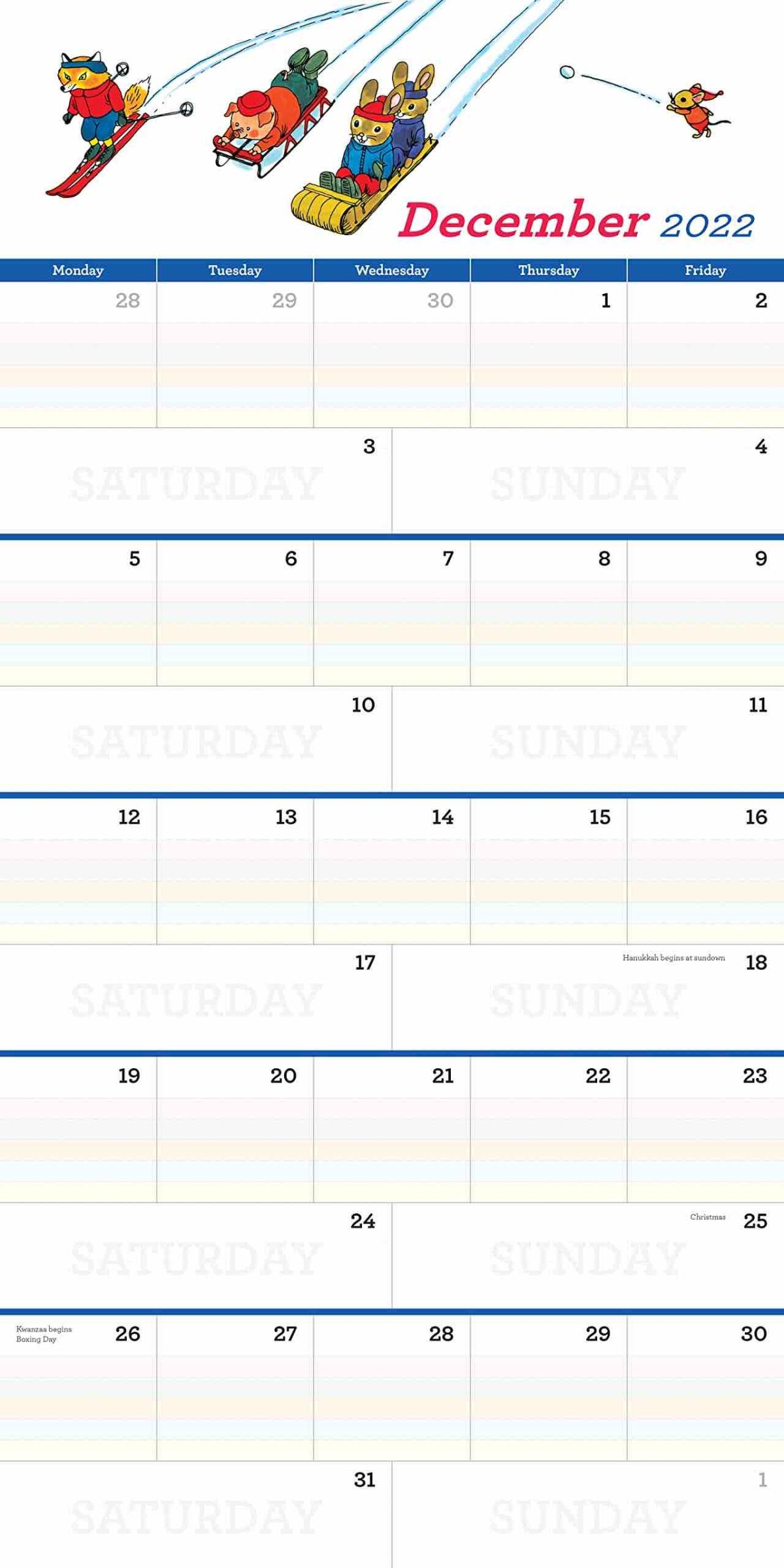 Get ready for 2023 with calendars for kids and families